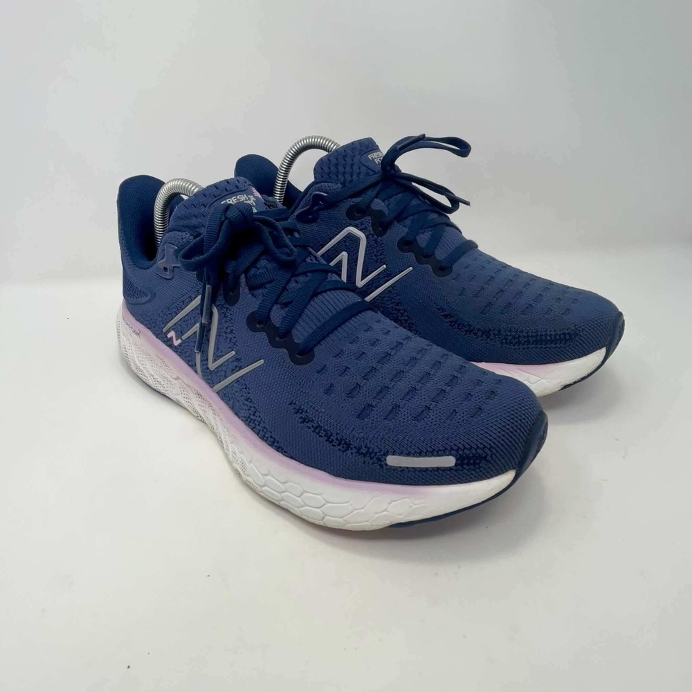 New Balance Fresh Foam 1080 v11 Navy Blue Pink Running Shoes Womens 11 W1080M11